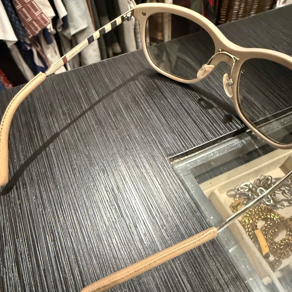 Burberry Beige and Gold Women's Glasses